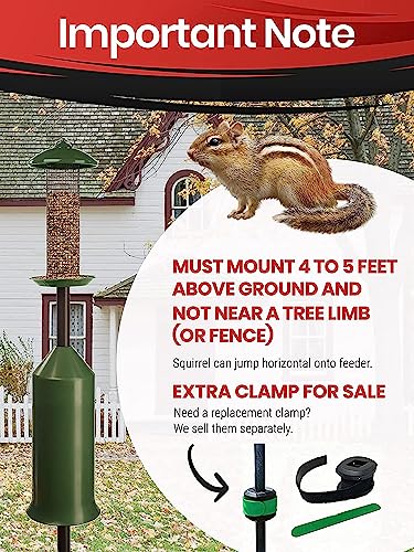 18" Squirrel Baffle for Bird Feeder Poles Q6974