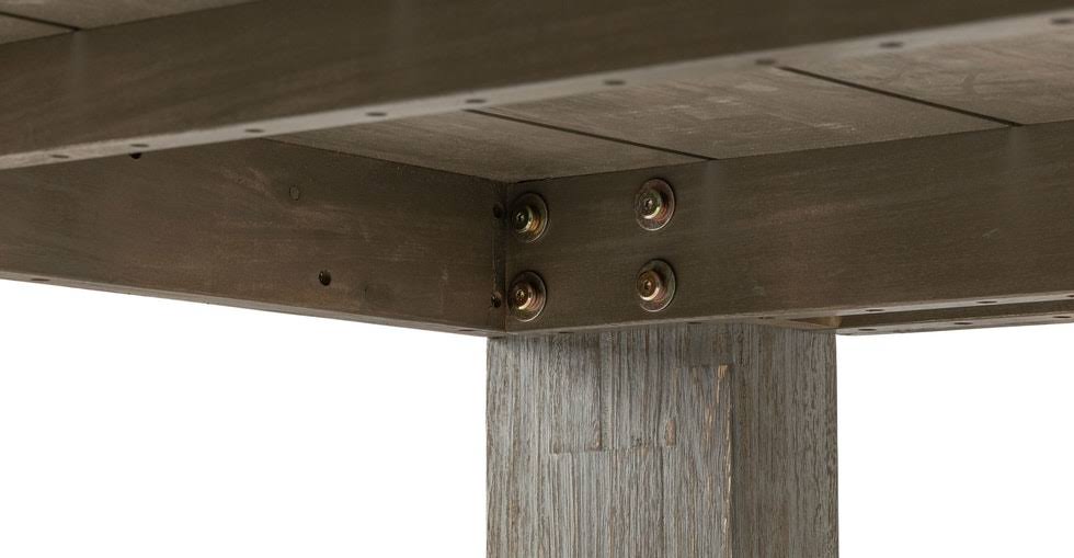 Outdoor Dining Table for 10 Solid Acacia S637334