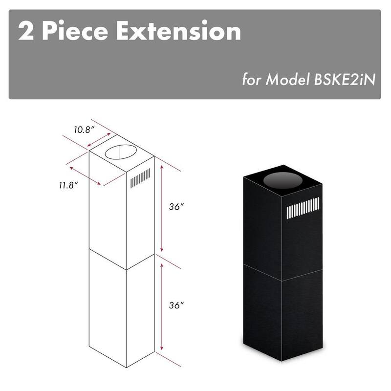 Chimney Extensions for 10 ft. to 12 ft. Ceilings J118