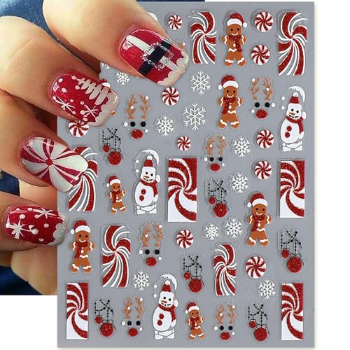 Holiday Nail Art Stickers Variety Pack J24512