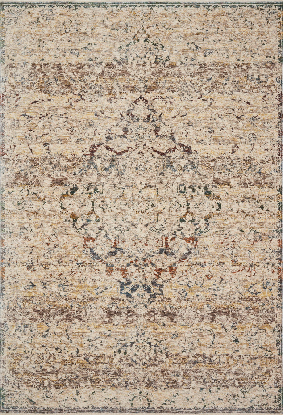 Ivory Multi Rug E555335