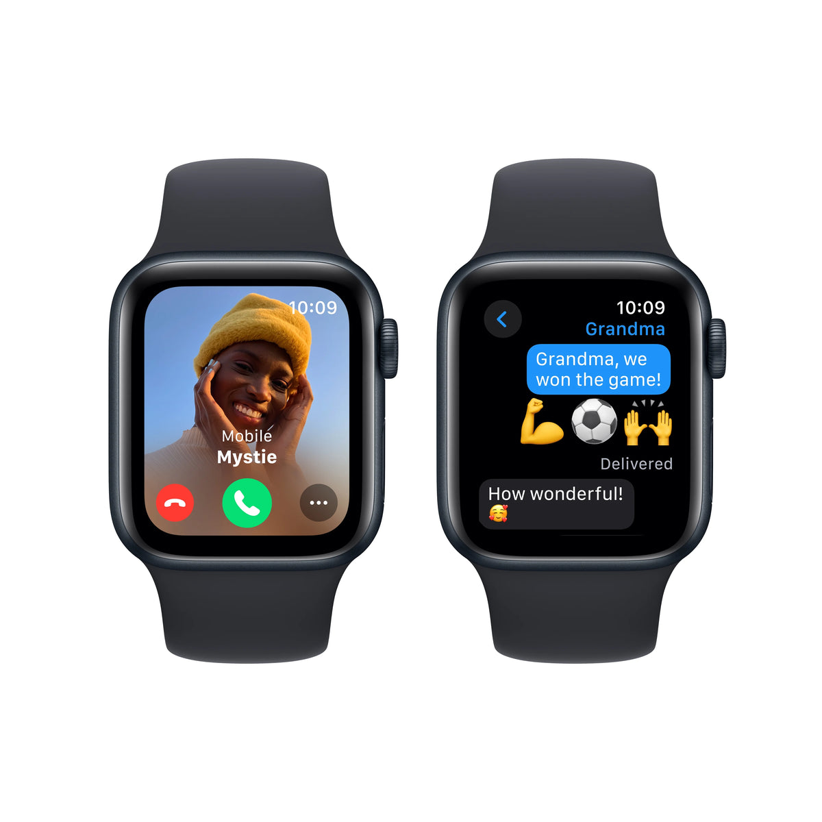 Midnight Aluminum 40mm Smartwatch with Sport Band M911