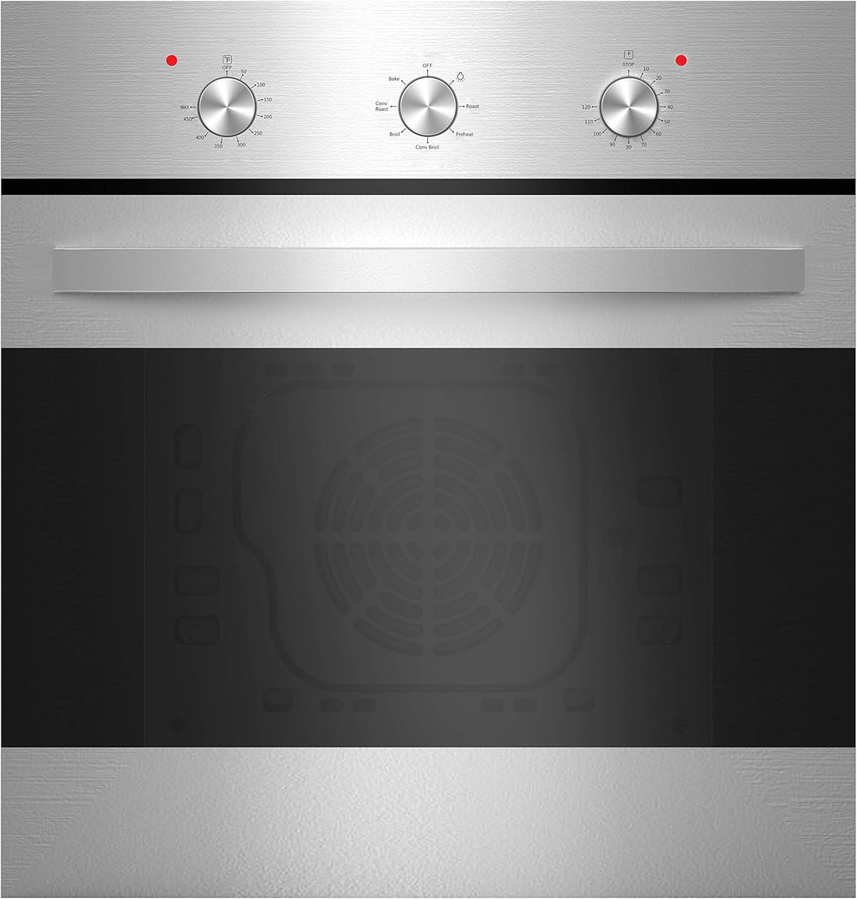24 Inch Stainless Steel Electric Single Wall Oven P1839