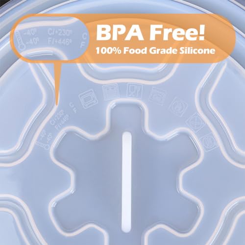 Silicone Microwave Plate Cover with Steam Vents BPA Free 1Pack E8966