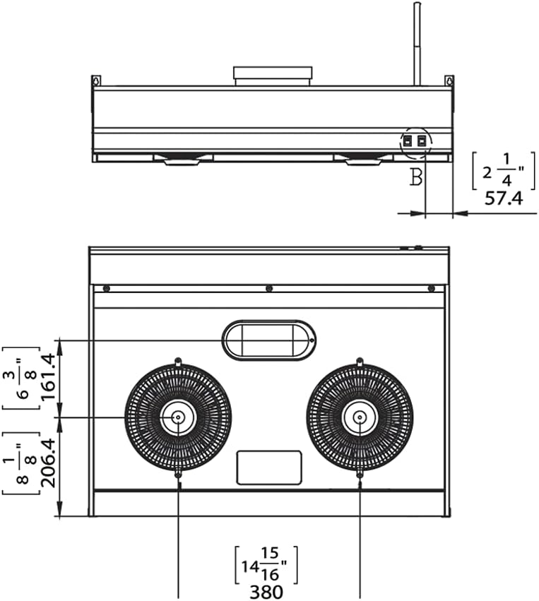 Stainless Steel Under Cabinet Range Hood Q855629