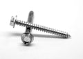 #12-11 x 3 1/2 Sheet Metal Screw Hex Washer Head Zinc Plated L566681