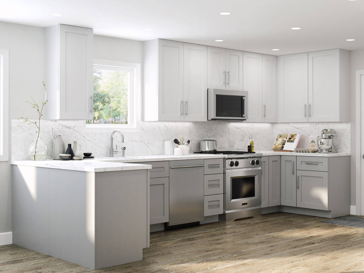 Gray Vinyl Wall Cabinet B692671