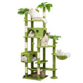 77in Cat Tree with Scratching Post, Two Cat Condos, Hammocks, Perches P320657