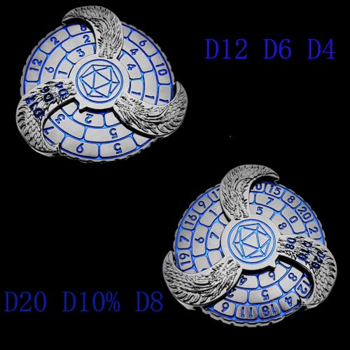 Red Spinning Dice with Gift Box D4 D6 D8 D10 D12 D20 Y5512