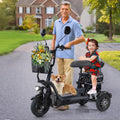 Black 48V 400W 3-Wheel Electric Tricycle G34183