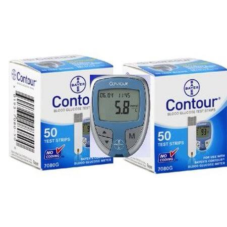 Contour 100 Test Strips with Contour Meter Kit S799