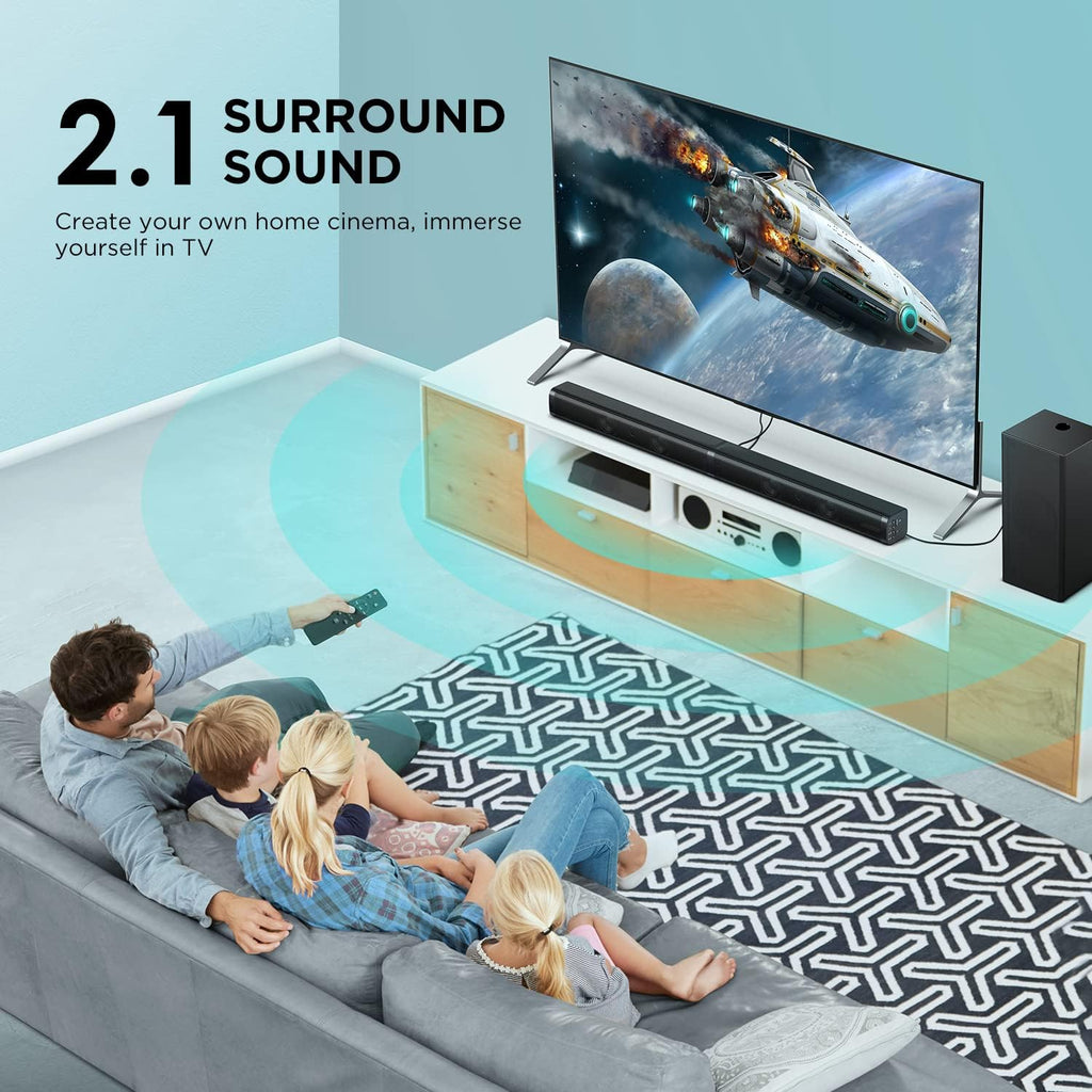 2.1 Channel Sound Bar with Subwoofer E823
