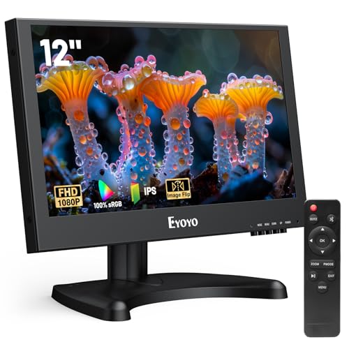 12 inch 1920x1080 IPS LCD Monitor with VGA HDMI BNC AV USB Input Metal Housing B151454