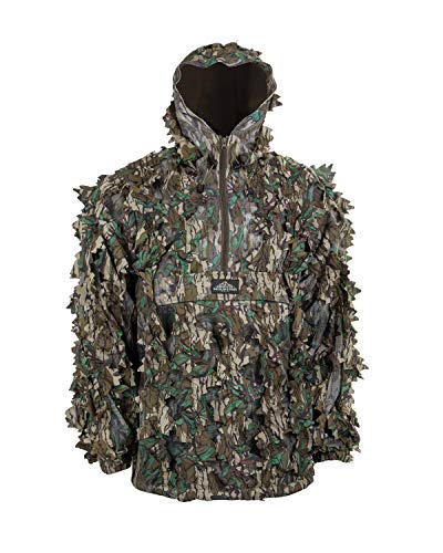 Camouflage Leafy Hunting Jacket with Hood X106202