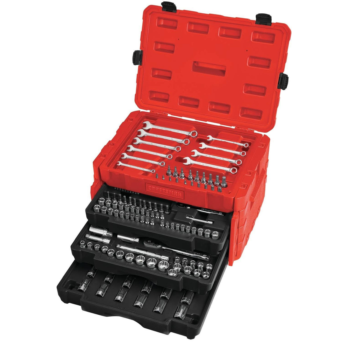 268 pc. 1/4, 3/8 and 1/2 in. Drive 12 Point Mechanic's Tool Set W59928