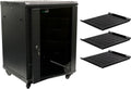 15U Wall Mount Server Data Cabinet with Glass Door Lock C96867