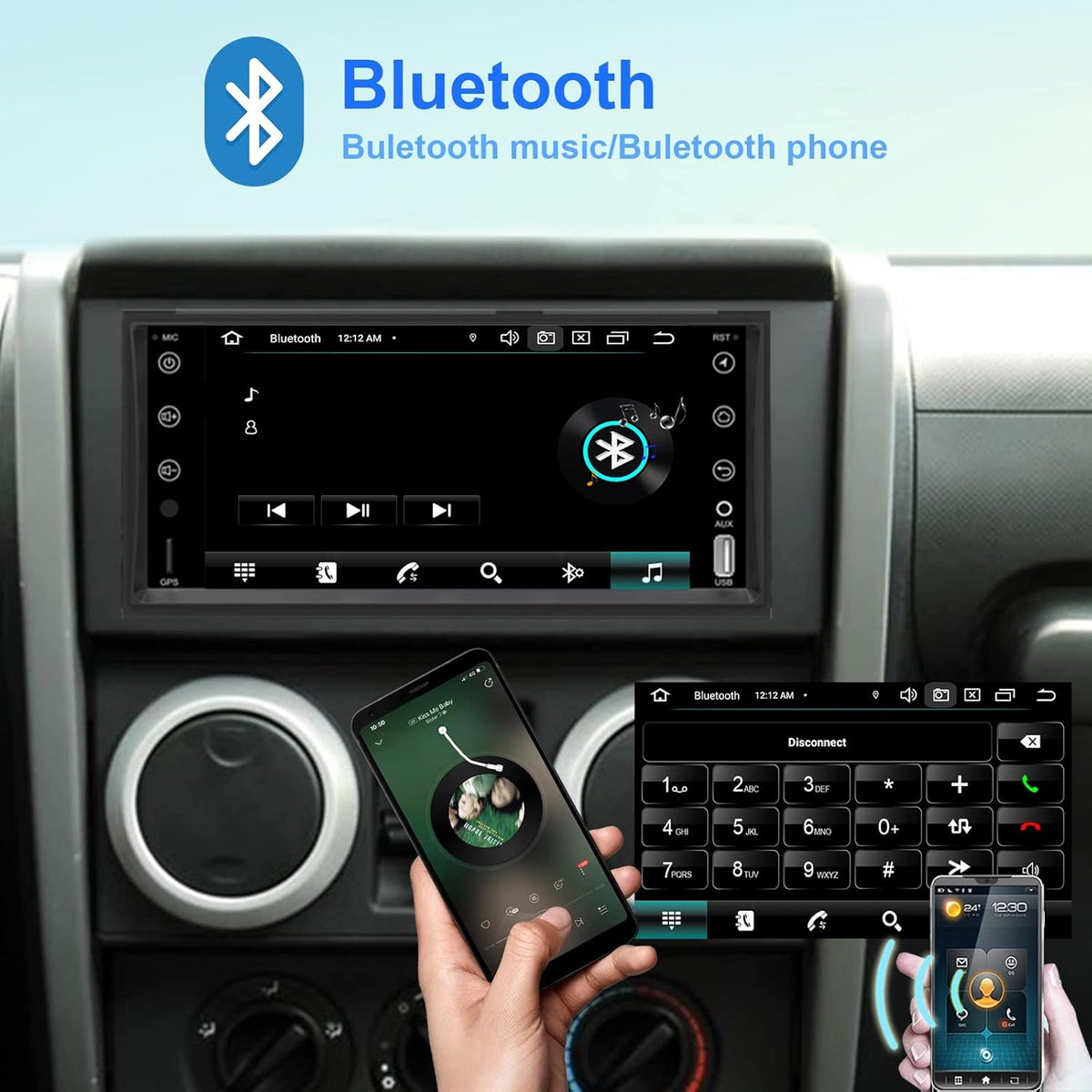 7 inch Touch Screen Car Stereo Q241