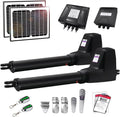 Solar Dual Swing Gate Opener Heavy Duty Automatic Gate Motor S45321