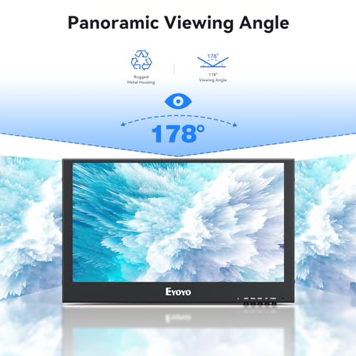 12 inch 1920x1080 IPS LCD Monitor with VGA HDMI BNC AV USB Input Metal Housing B151454