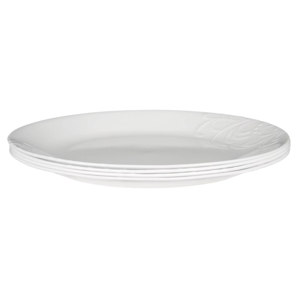 12 Piece White Dinnerware Set S261