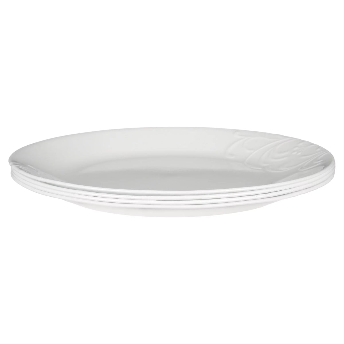 12 Piece White Dinnerware Set S261