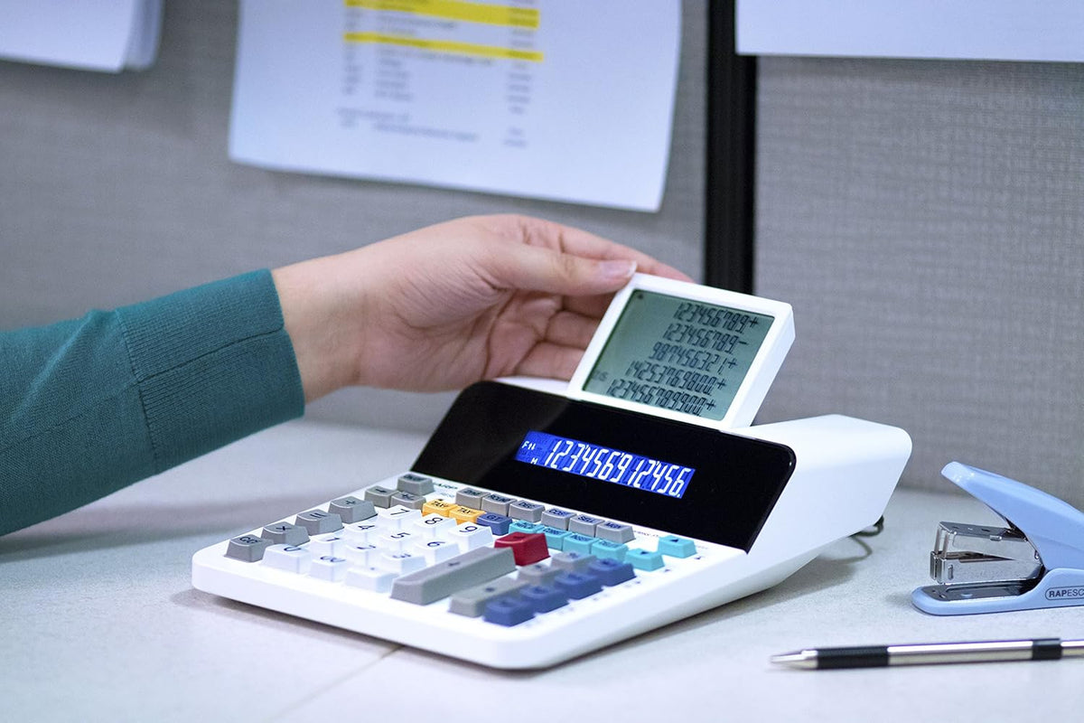 12-Digit LCD Paperless Printing Calculator V335439