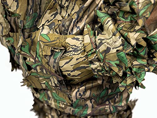 Camouflage Leafy Hunting Jacket with Hood X106202