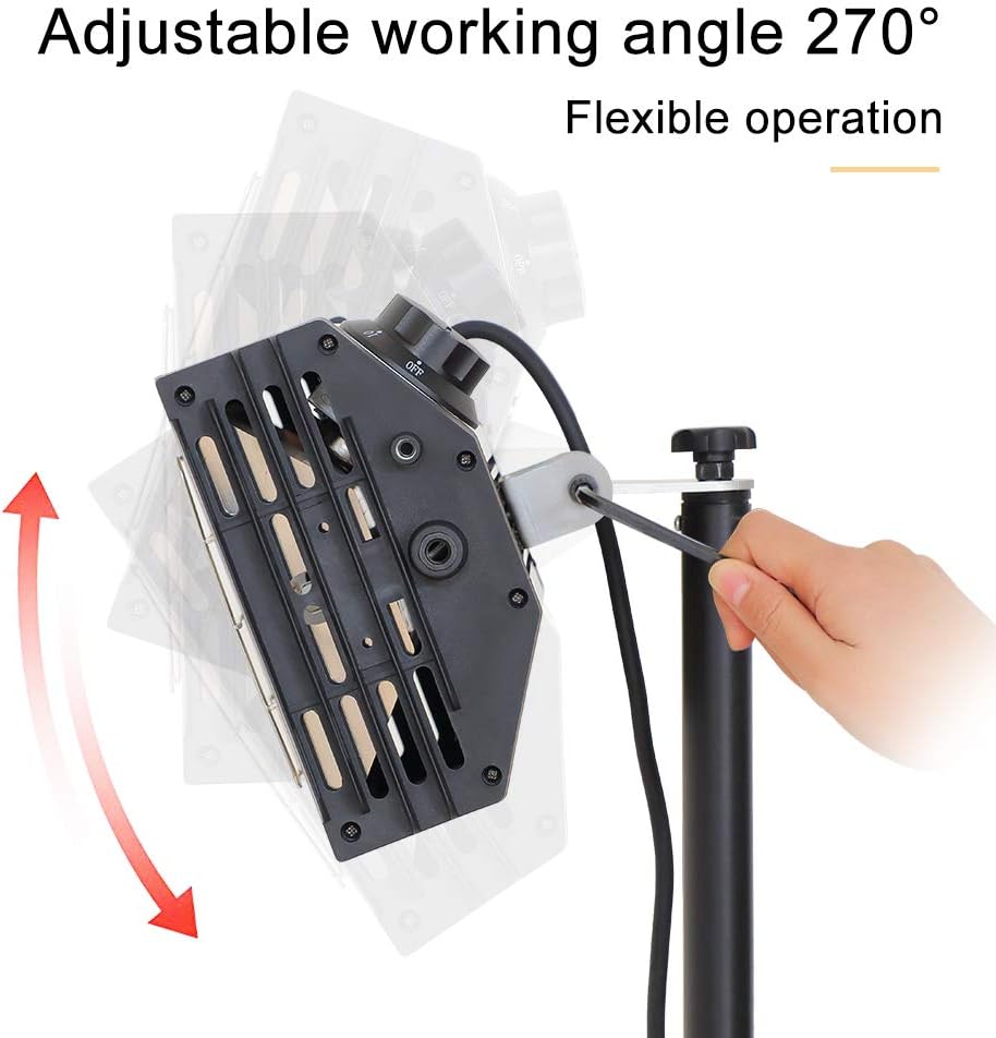 2000W Shortwave Infrared Paint Curing Lamp with Bracket Q2382
