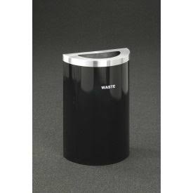 16 Gallon Satin Black Trash Can J799432