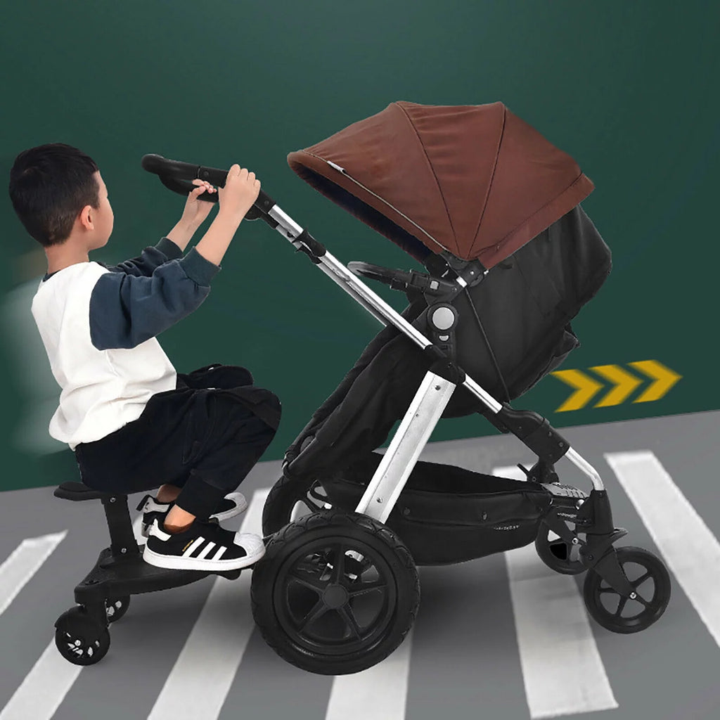 2-in-1 Stroller Ride Board with Detachable Seat and Standing Platform T28763