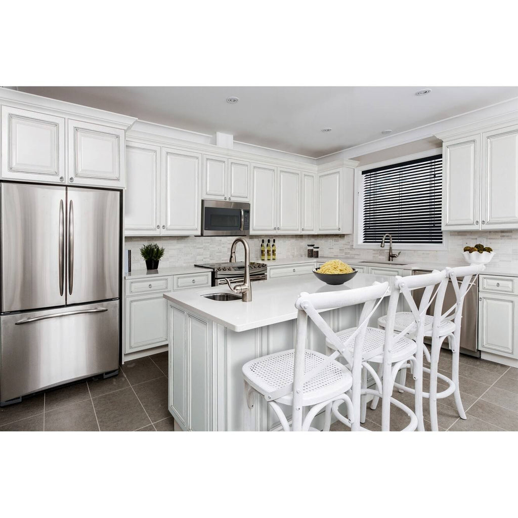 White 18 inch Wide x 42 inch High Single Door Wall Cabinet Q65623