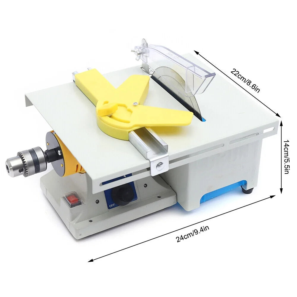 Benchtop Table Saw Cutting Machine Gem Jewelry Rock Bench Lathe Polisher 110V 750W J47479
