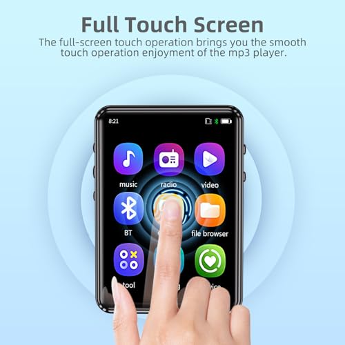 Black 32GB Bluetooth MP3 Player with Touch Screen X5759