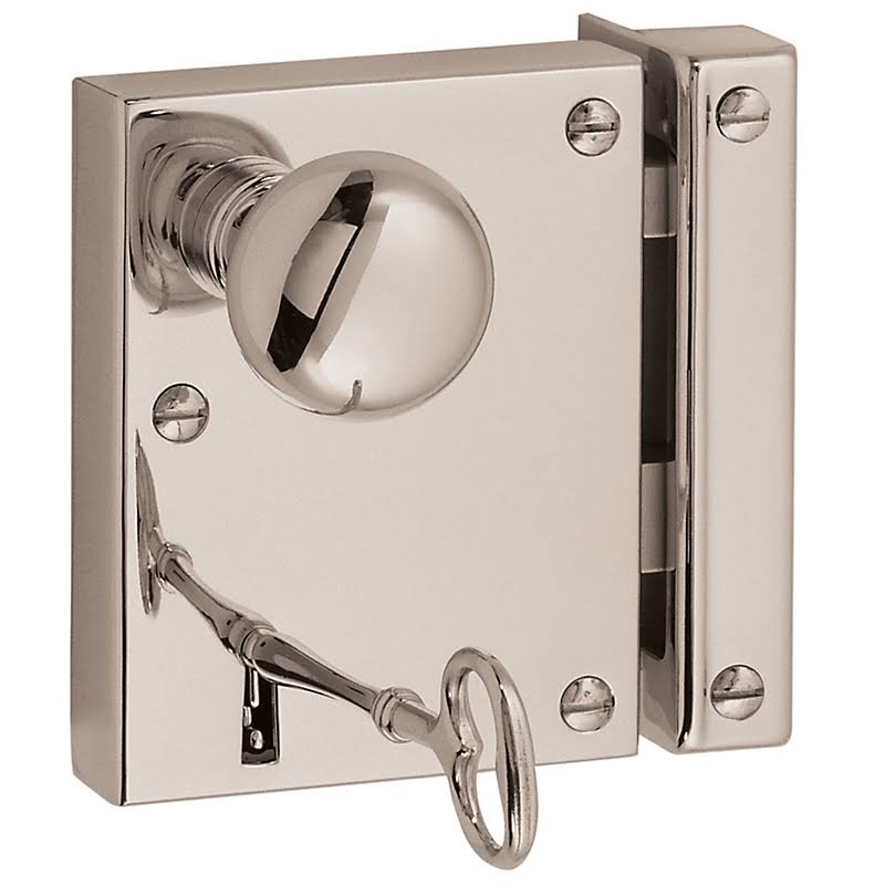 Small Vertical Rim Lock Polished Chrome Right Hand Z7602