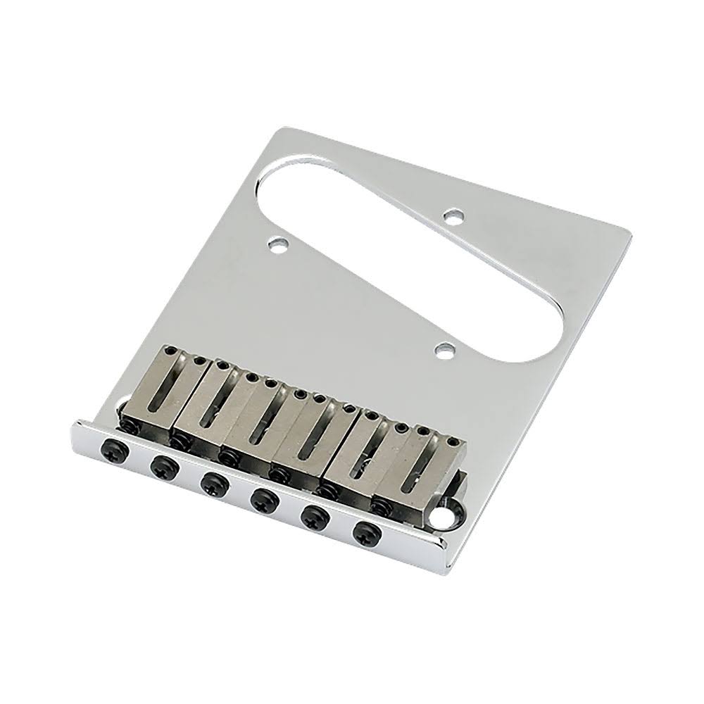 6-Saddle Telecaster Bridge Assembly (Chrome) N974