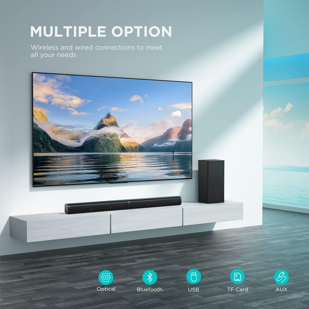 2.1 Channel Sound Bar with Subwoofer E823