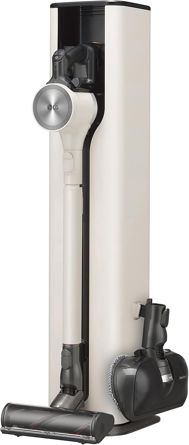Cordless Stick Vacuum Cleaner with Wet Mop and Extra Removable Battery Q484