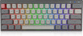 60% Mechanical Gaming Keyboard Hot Swappable RGB Backlit 61 Key Wireless Wired Programmable Black N466