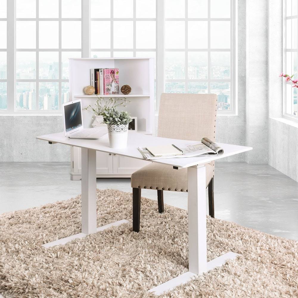 Height Adjustable Desk with USB Power Outlet Grey L844941