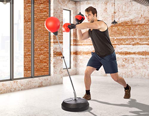 Height Adjustable Punching Bag with Stand D4734
