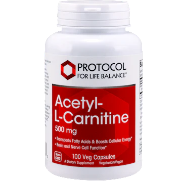 Acetyl-L-Carnitine 500 mg 100 caps W5089