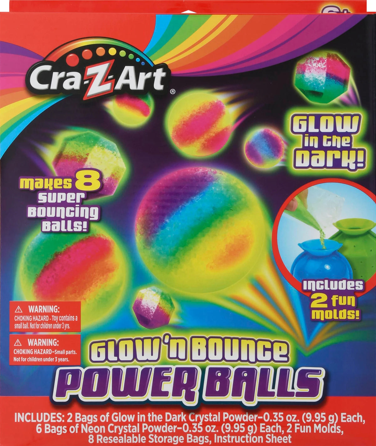 Glow & Bounce Power Balls T75460