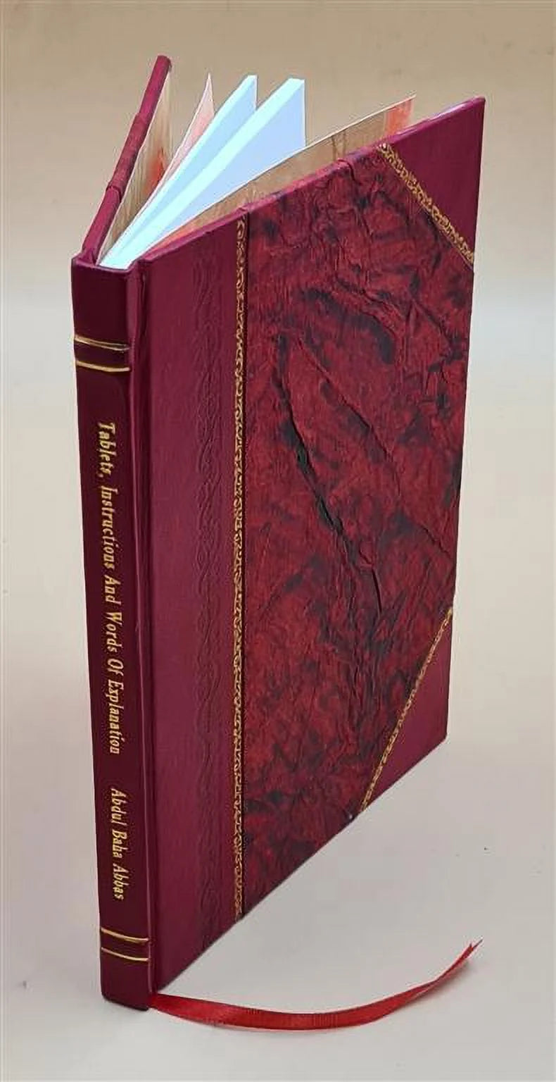 Tablets, Instructions and Words of Explanation [Leather Bound] M952383