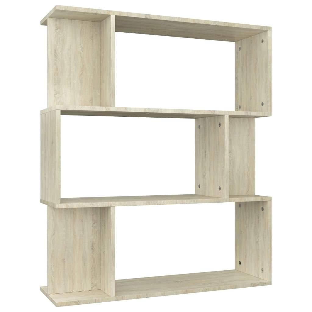 Gray Book Cabinet Room Divider Chipboard V1269