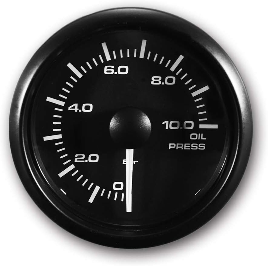 2" LED Backlit Electronic Oil Pressure Gauge PSI Pack of 2 T748892