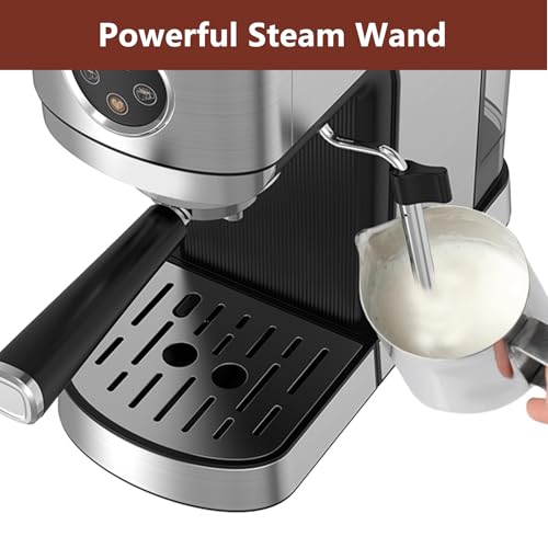 20 Bar Stainless Steel Espresso Machine with Steam Milk Frother U5969