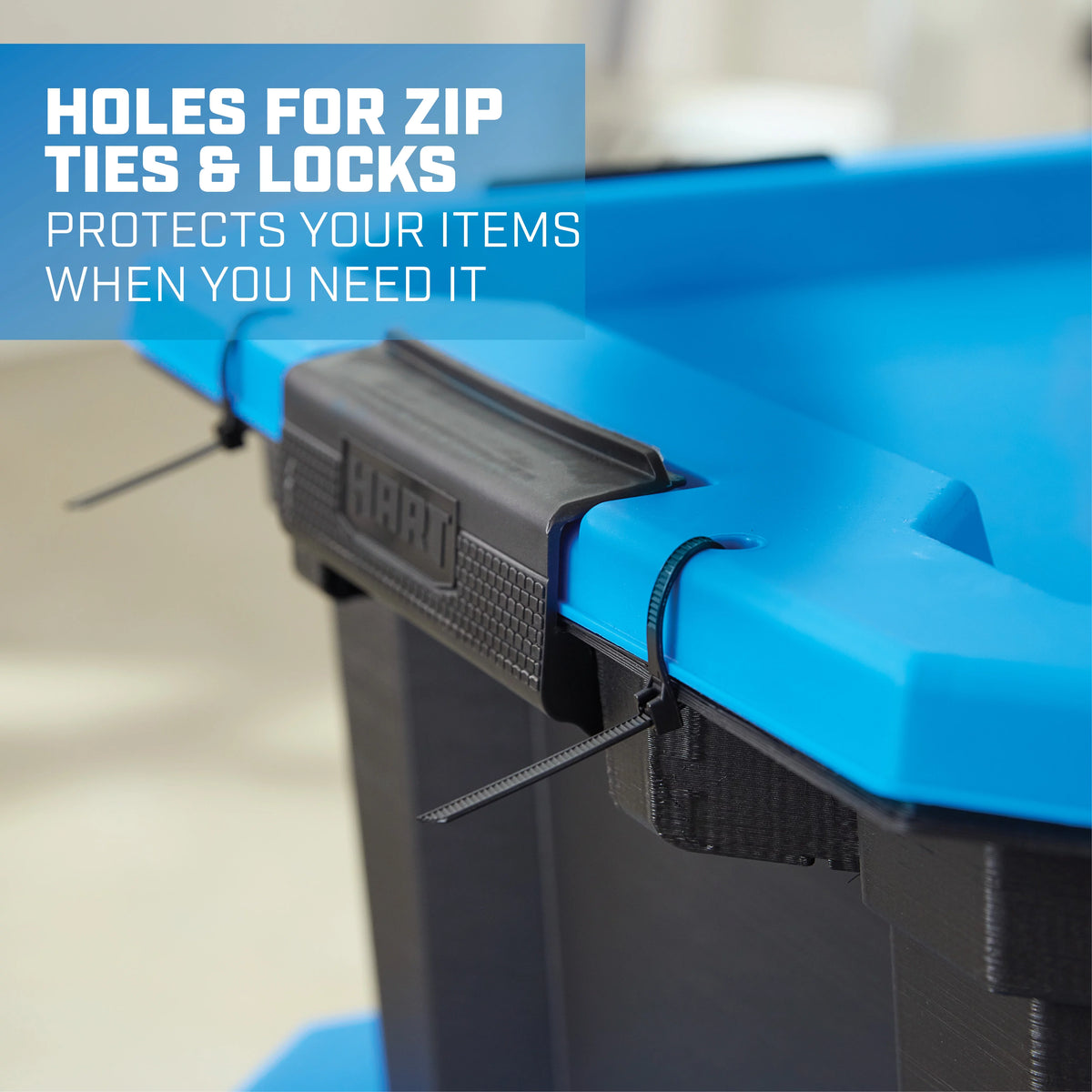 18 Gallon Water Resistant Plastic Storage Bins D5611