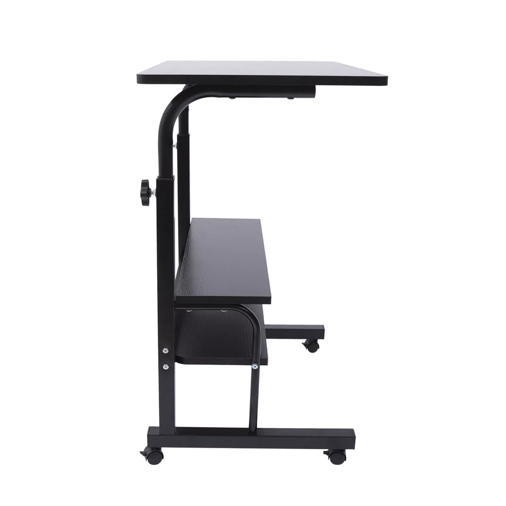 Portable Liftable Laptop Desk with Wheels S526