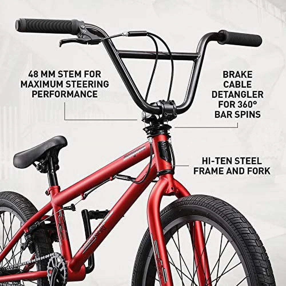 Red Steel Frame 20-Inch BMX Bike D725731