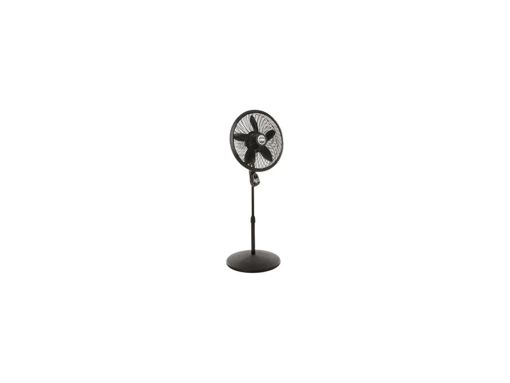 18 Oscillating Pedestal Fan with Remote, 3 Speeds, Black H5484